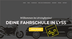 Desktop Screenshot of drivingbynino.ch